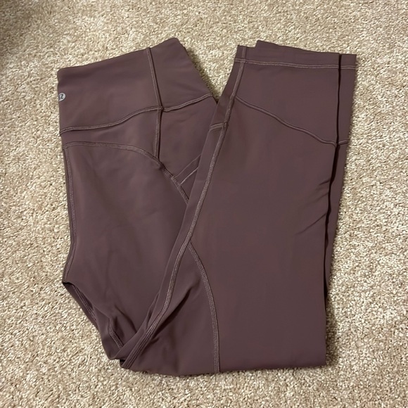 Purple Cropped Lululemon leggings - Picture 1 of 3
